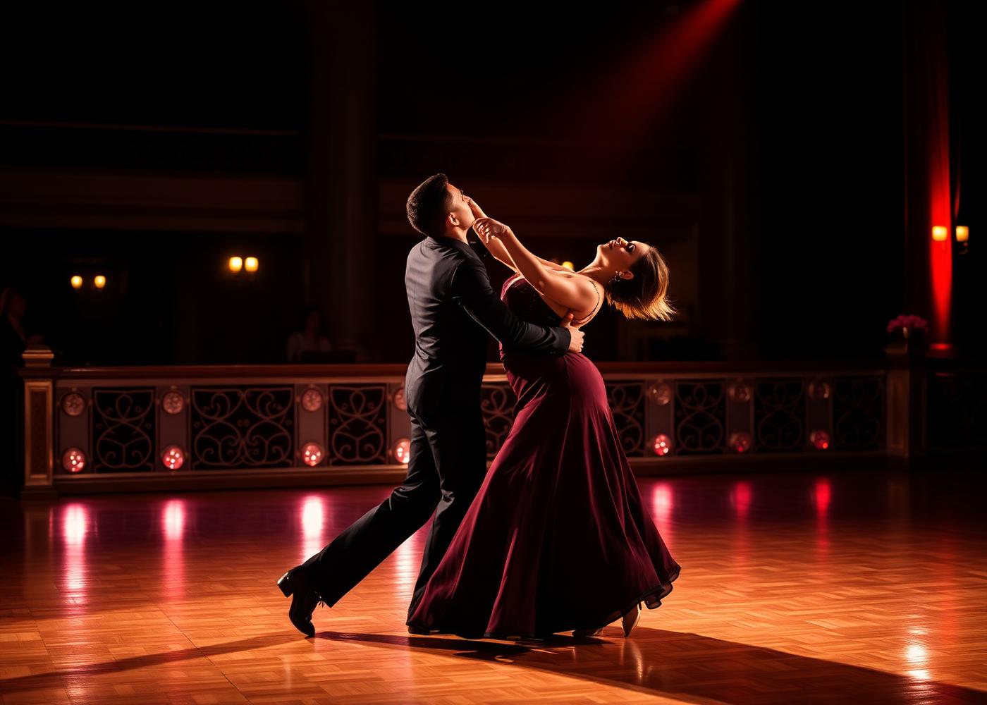 Dancers on the floor at Big Apple Ballroom